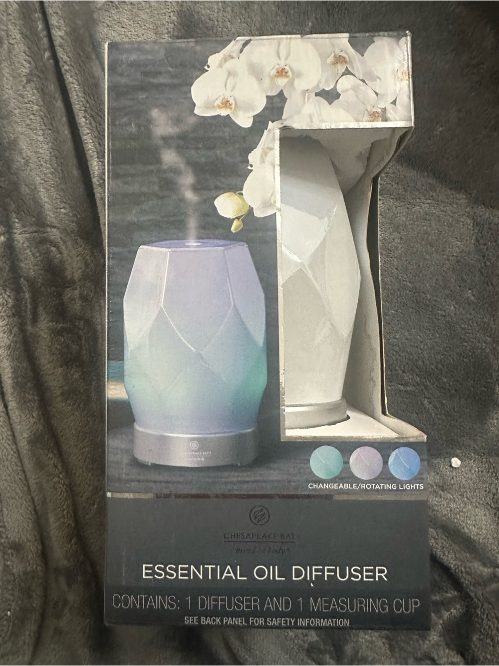 Chesapeake Bay Gradient Lavender-Blue Essential Oil Diffuser